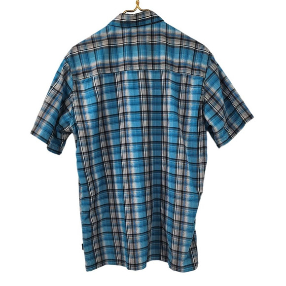 Men's Kuhl Short Sleeve Button Up Blue Large - Picture 2 of 11